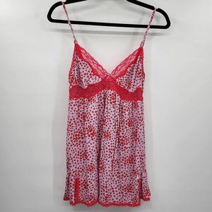 Victoria's Secret Red and White Chemise